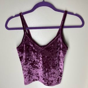 Kimchi Blue Purple Crop Top/ Tank Top